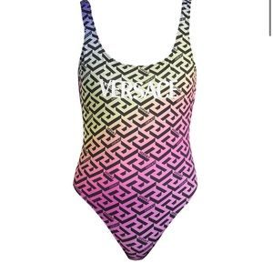 BNWT VERSACE GRECA SIGNATURE ONE-PIECE SZ SM